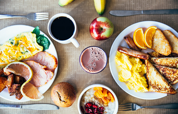 petit déjeuner copieux