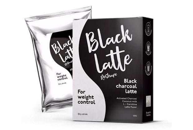 black latte paquet